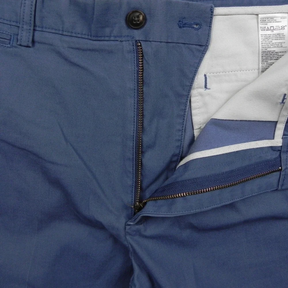 Banana Republic Heritage Collection Chinos Mens 33x30 Blue Stretch Cotton Pants